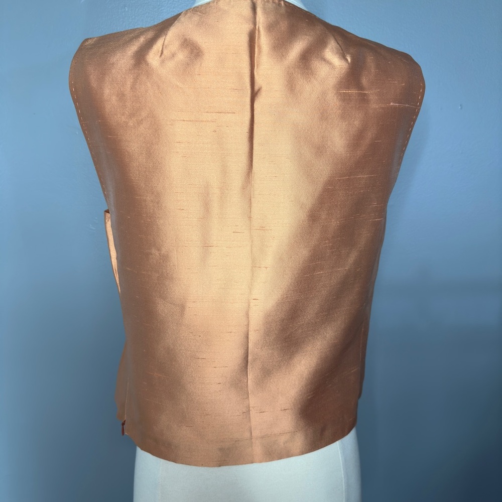 MaxMara vintage Set 100% Silk Gold - Picture 5 of 9